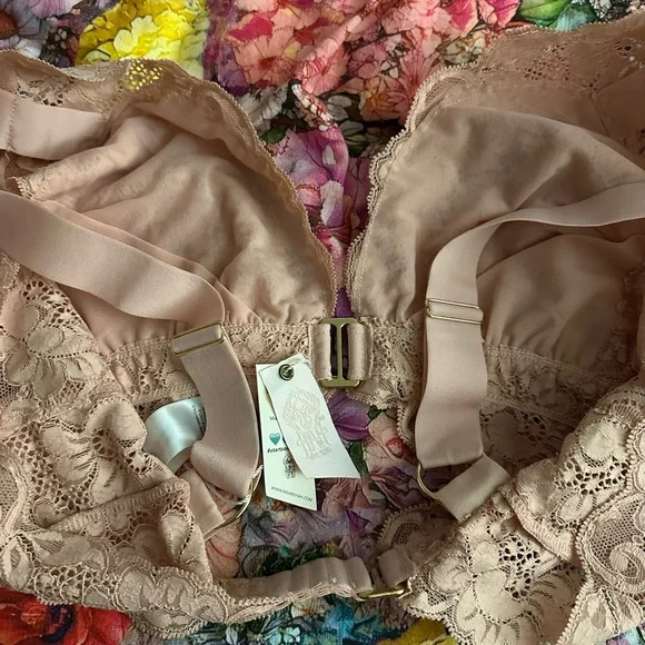 NWT Free People - We Are HAH - Got Ur Back Bralette - Copper Rose - Picture 4 of 7